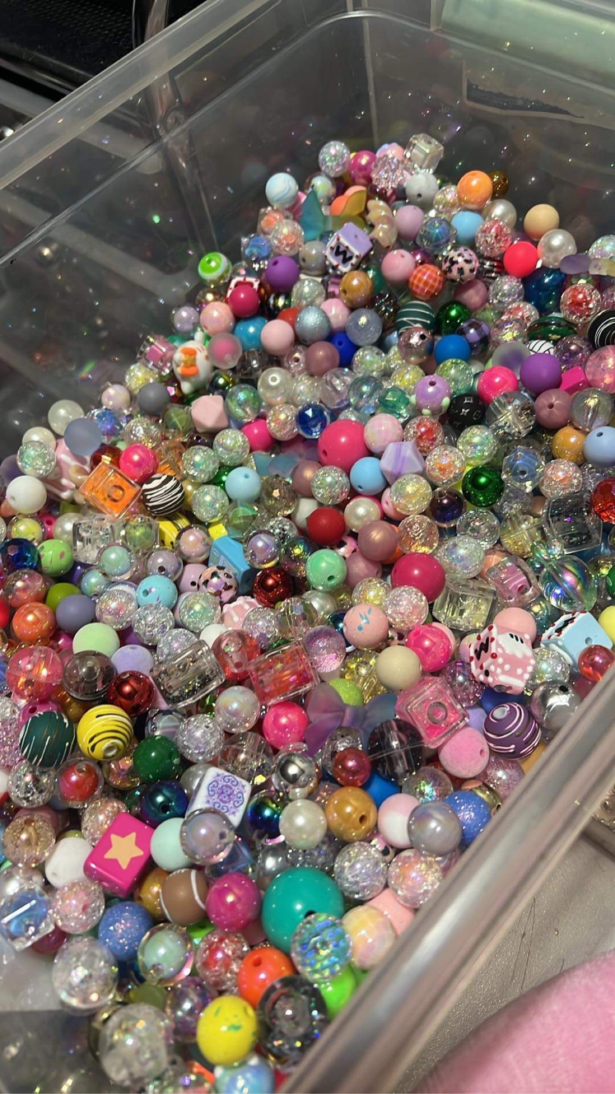 Mixed bead bag