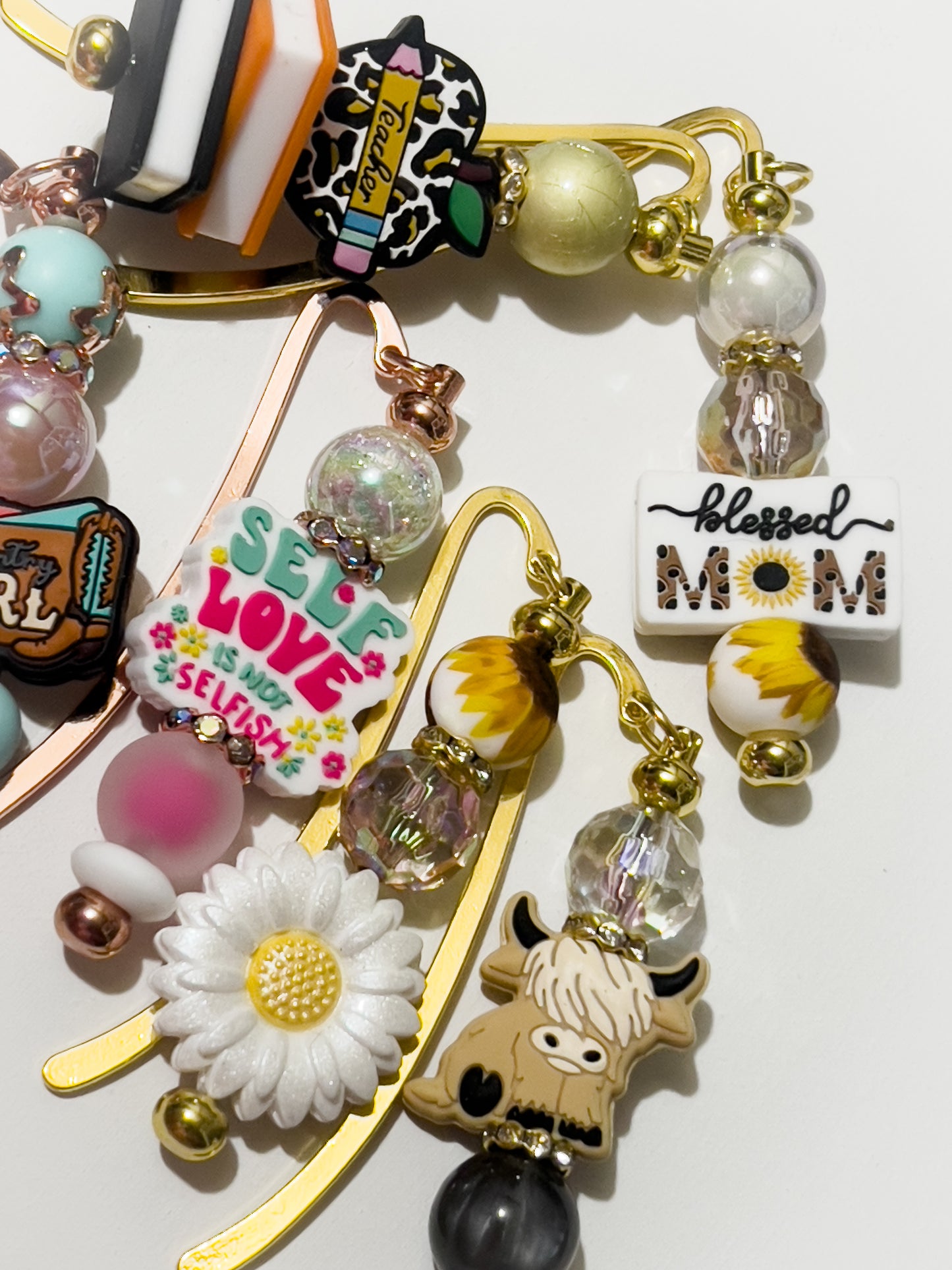 Beaded bookmarks