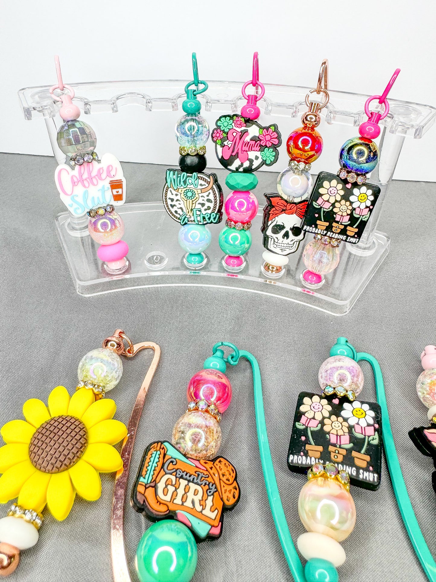 Beaded bookmarks