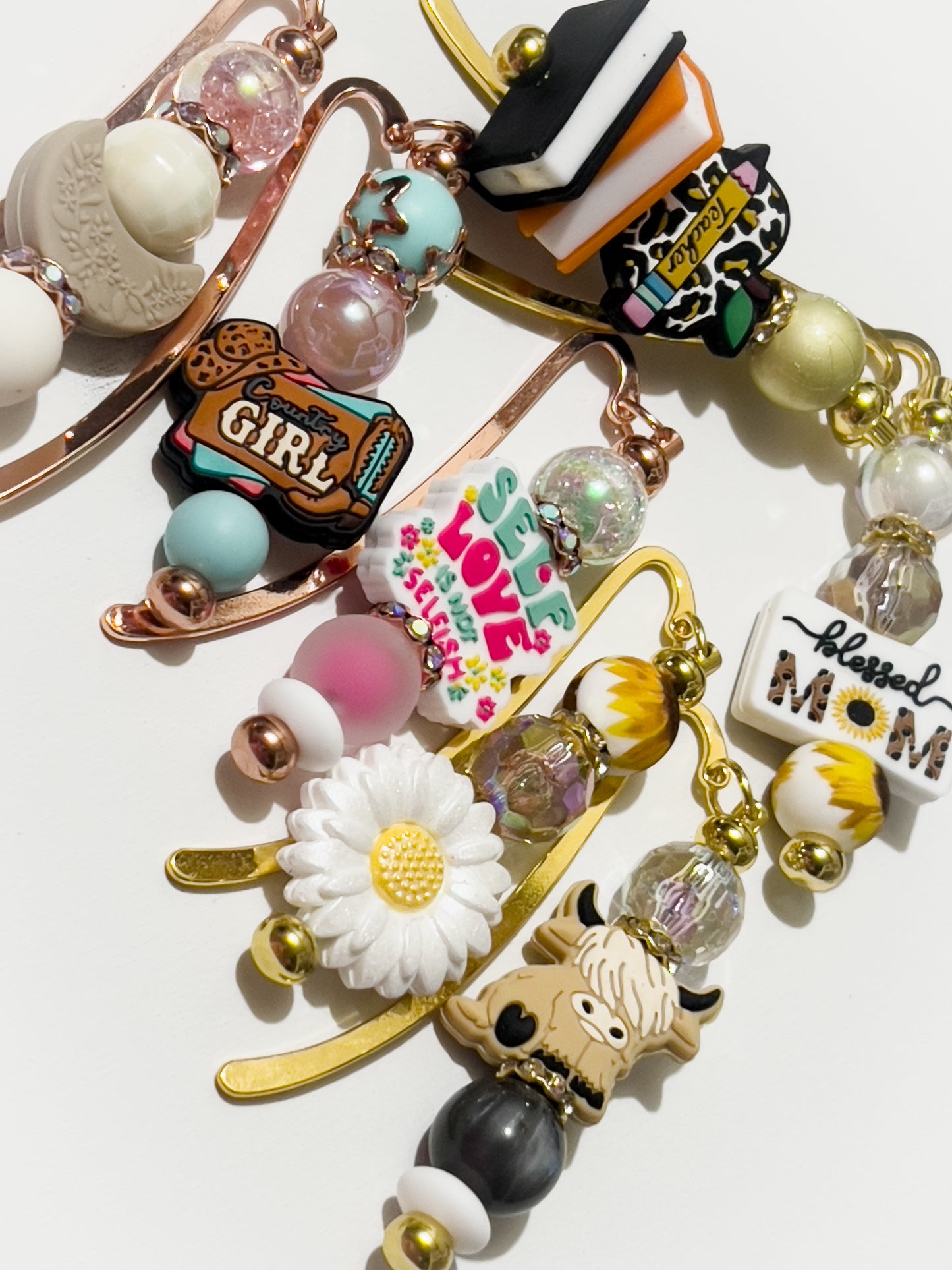 Beaded bookmarks