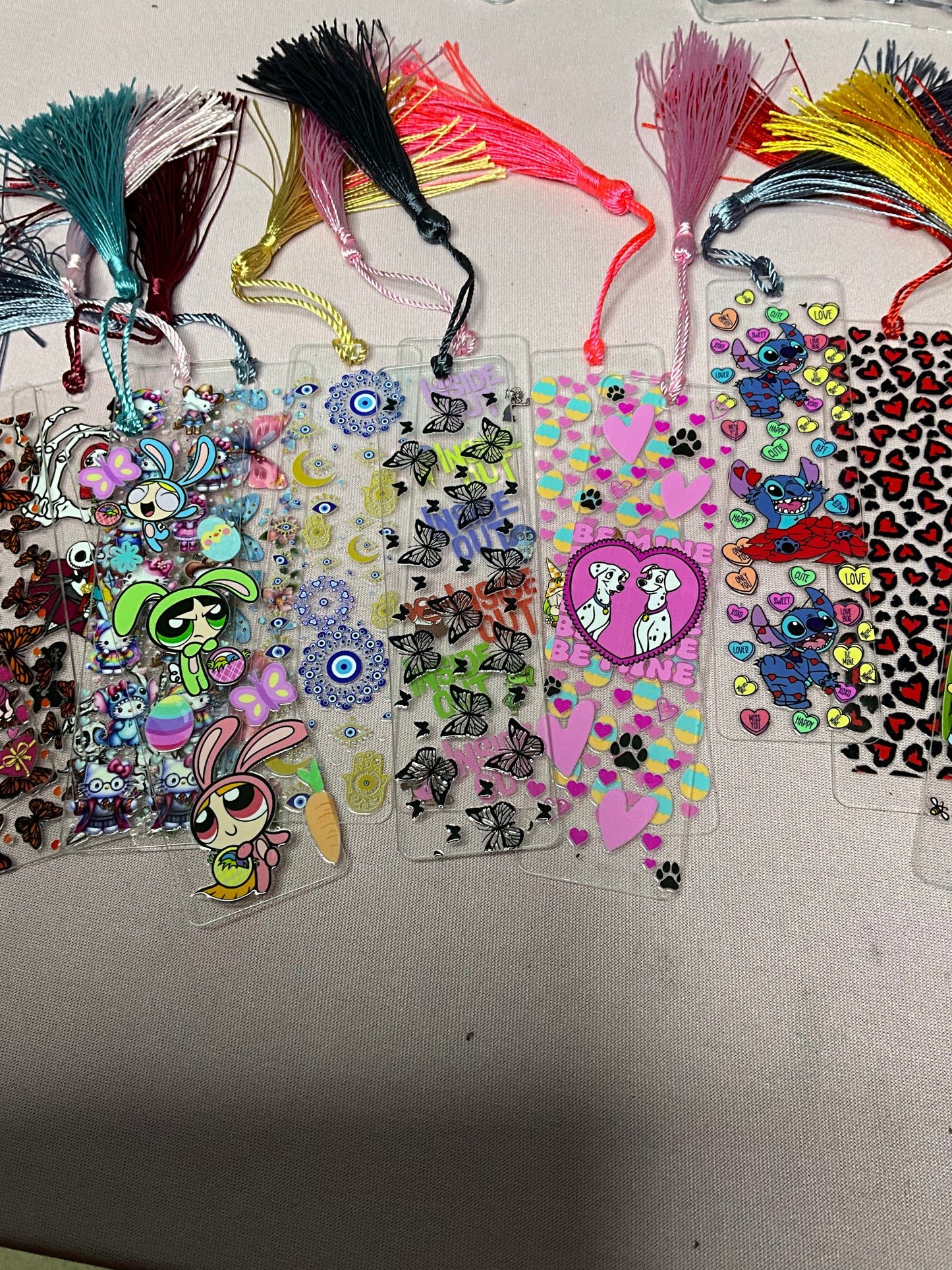 Acrylic bookmarks
