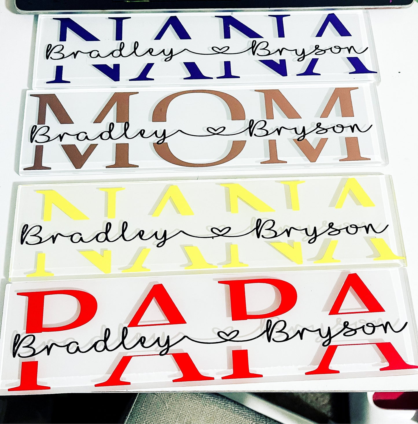 Custome name tiles