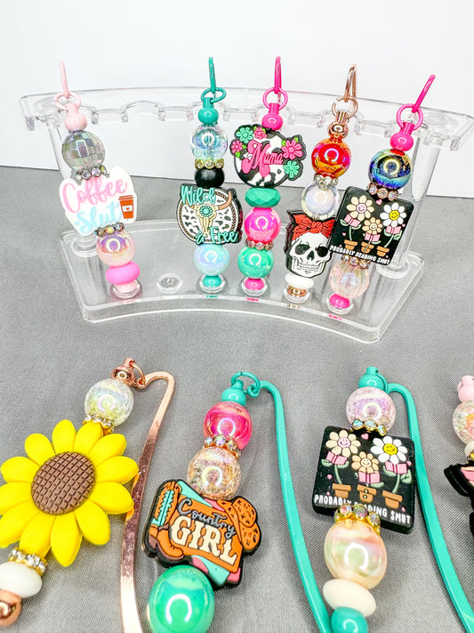 Beaded bookmarks