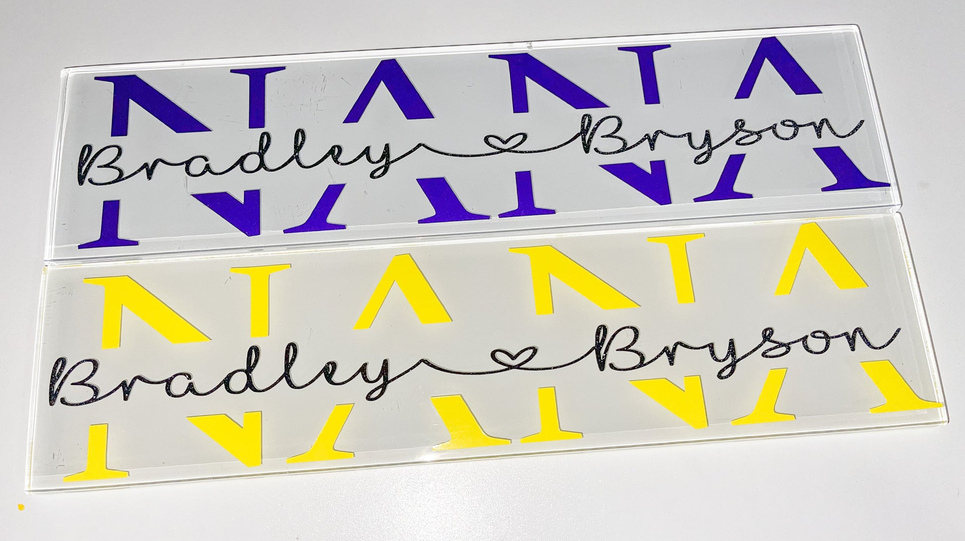 Custome name tiles
